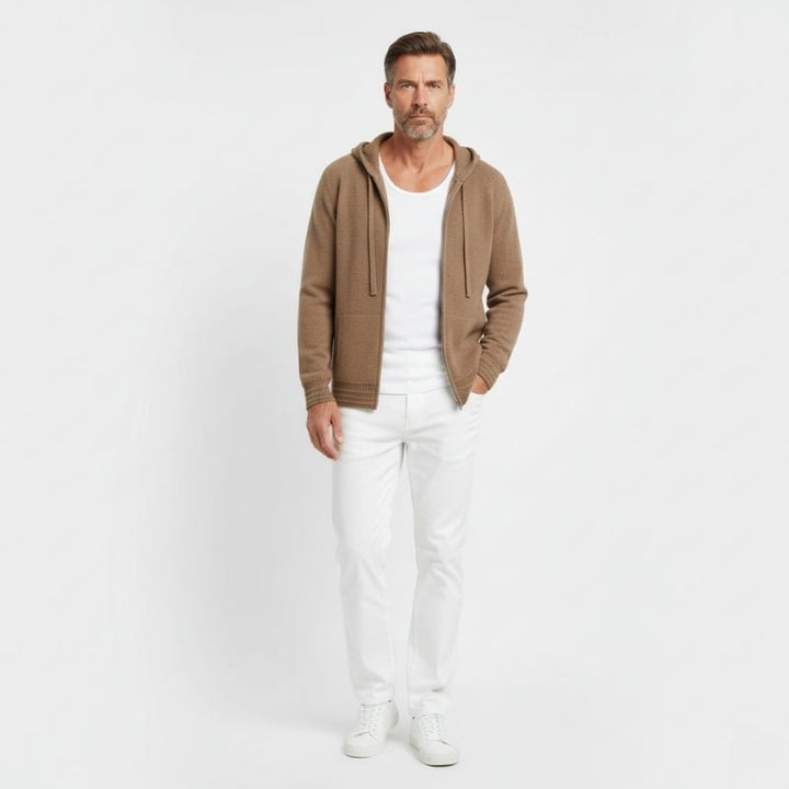 Alder - Merino Zip Hoodie - Hilltop Nord