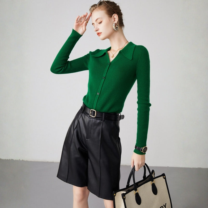 Seraphina – Cashmere Wool Cardigan