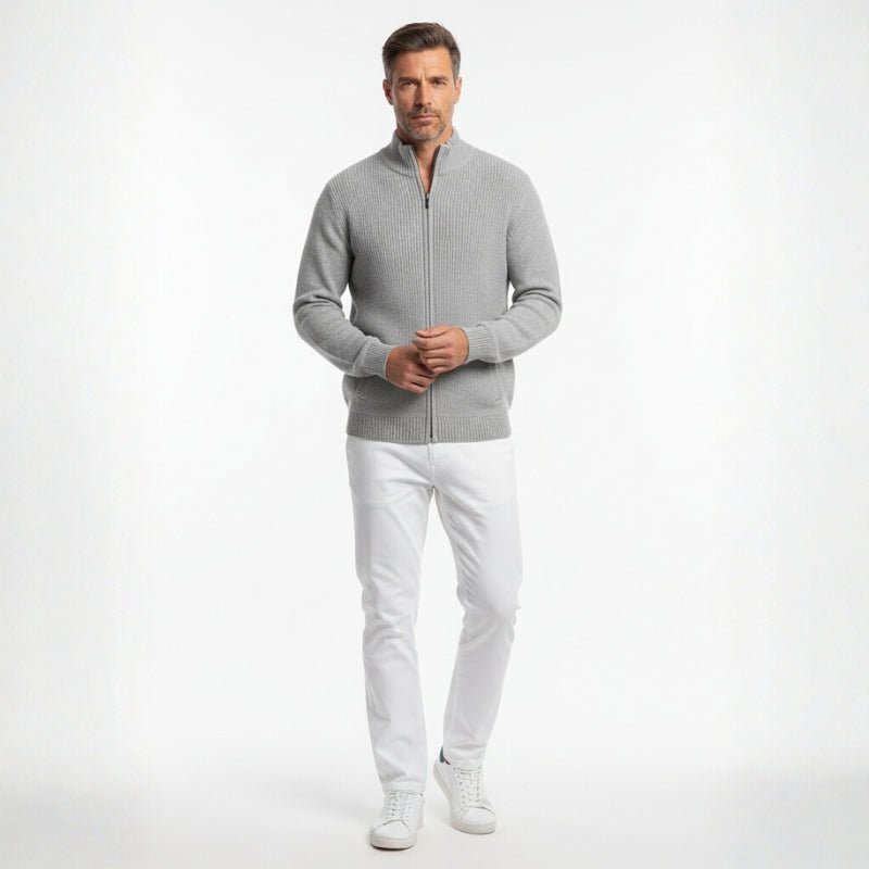 Wendell – Wool Zip - Up Sweater - Hilltop Nord