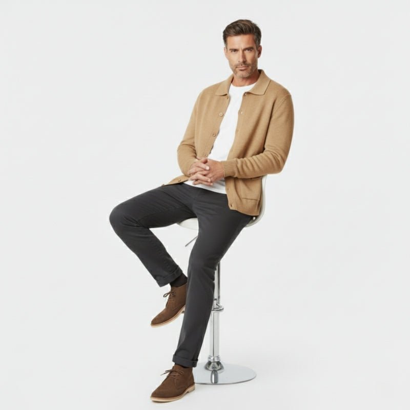 Hawthorne - Wool Button - Up Cardigan - Hilltop Nord