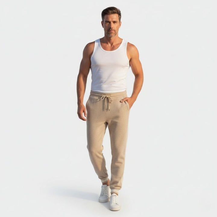 Dovell – Cashmere Wool Joggers - Hilltop Nord
