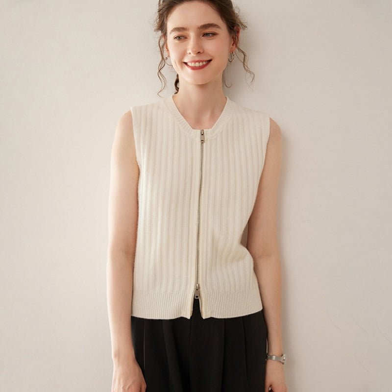 Valehaven – Cashmere Wool Vest - Hilltop Nord