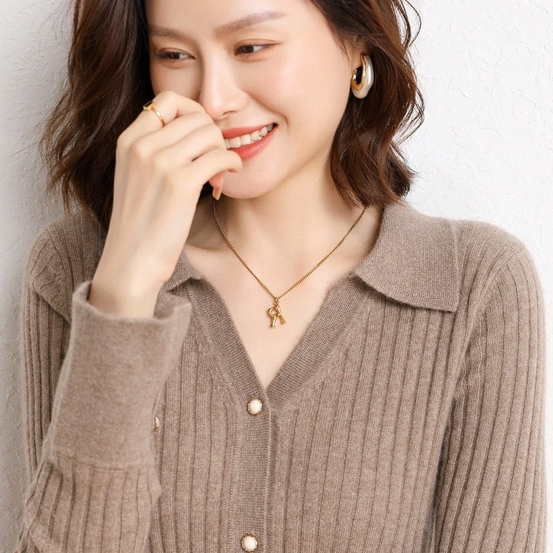 Emberhollow – Cashmere Wool Cardigan - Hilltop Nord