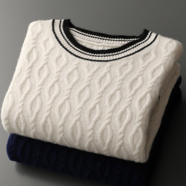 Timberline – Wool Cable Sweater - Hilltop Nord