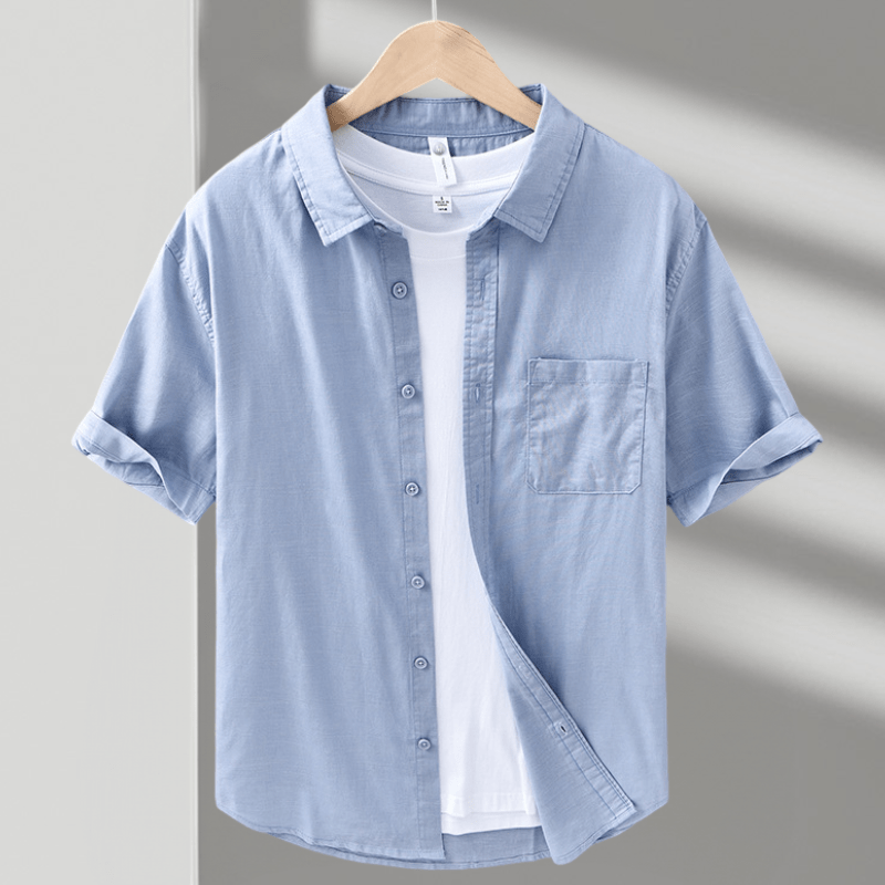 Coastline - Linen Short Sleeve - Hilltop Nord