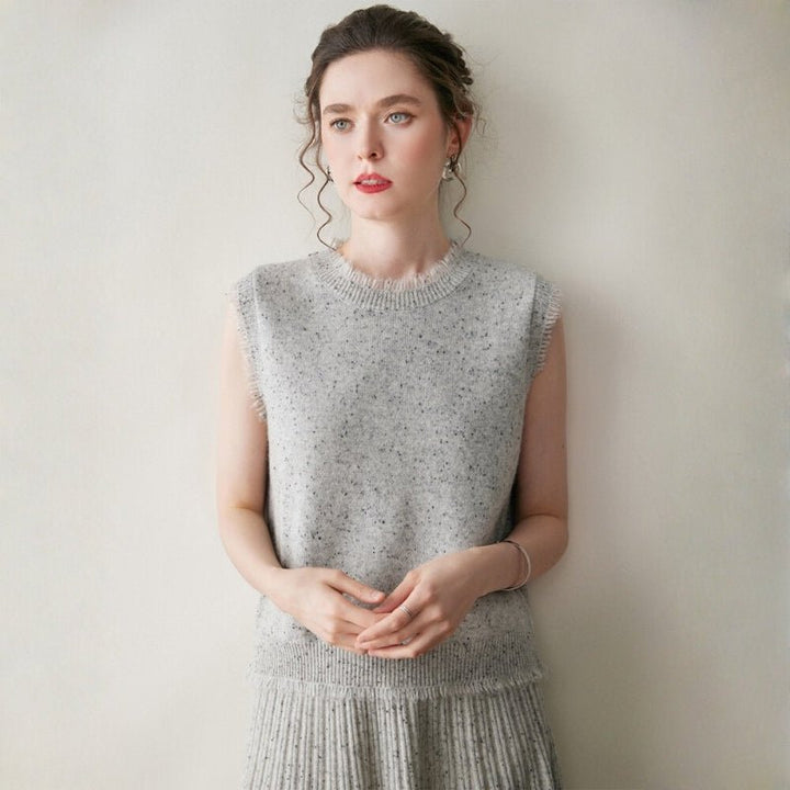 Polka – Cashmere Wool Vest - Hilltop Nord