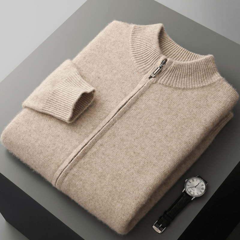 Ezra – Wool Zip - Up Jacket - Hilltop Nord