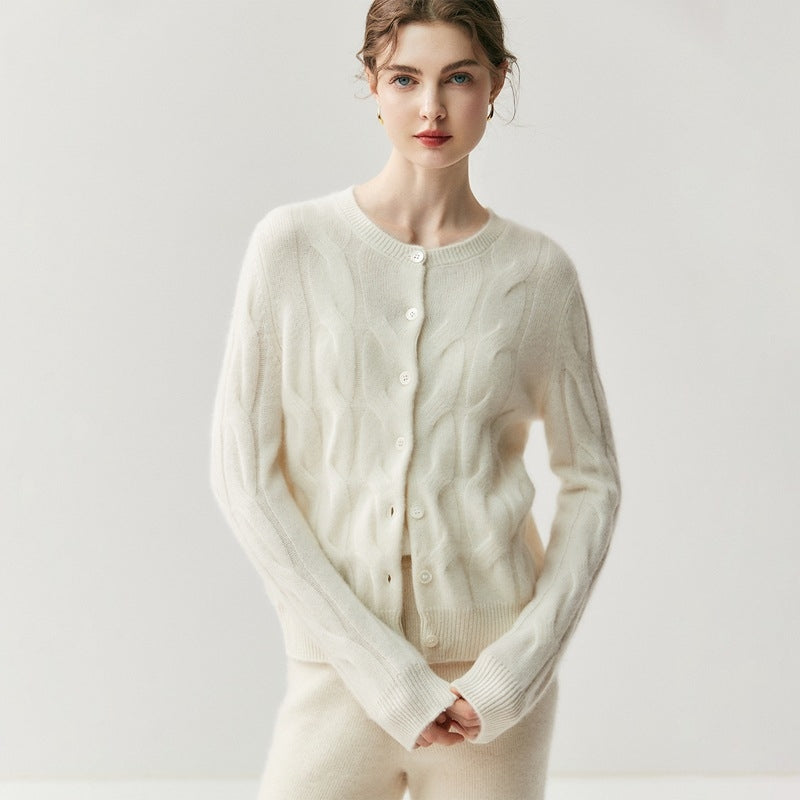 Ridgecable – Cashmere Wool Cardigan