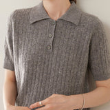 Solstice – Cashmere Wool Polo - Hilltop Nord