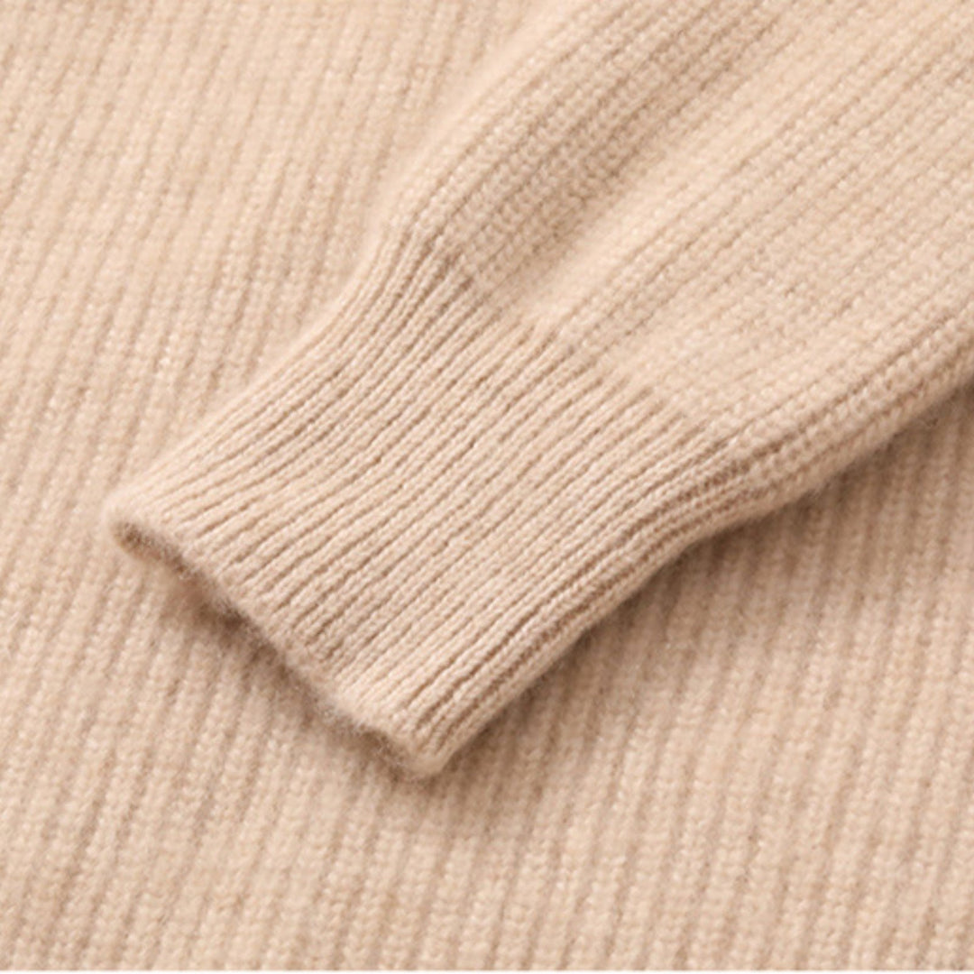 Loomhaven – Cashmere Wool Hooded Cardigan - Hilltop Nord
