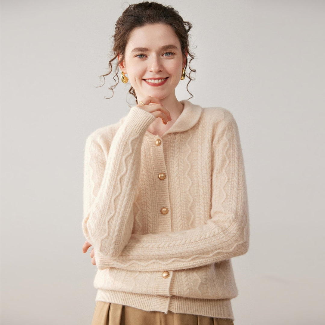 Wavecrest – Cashmere Wool Cardigan - Hilltop Nord