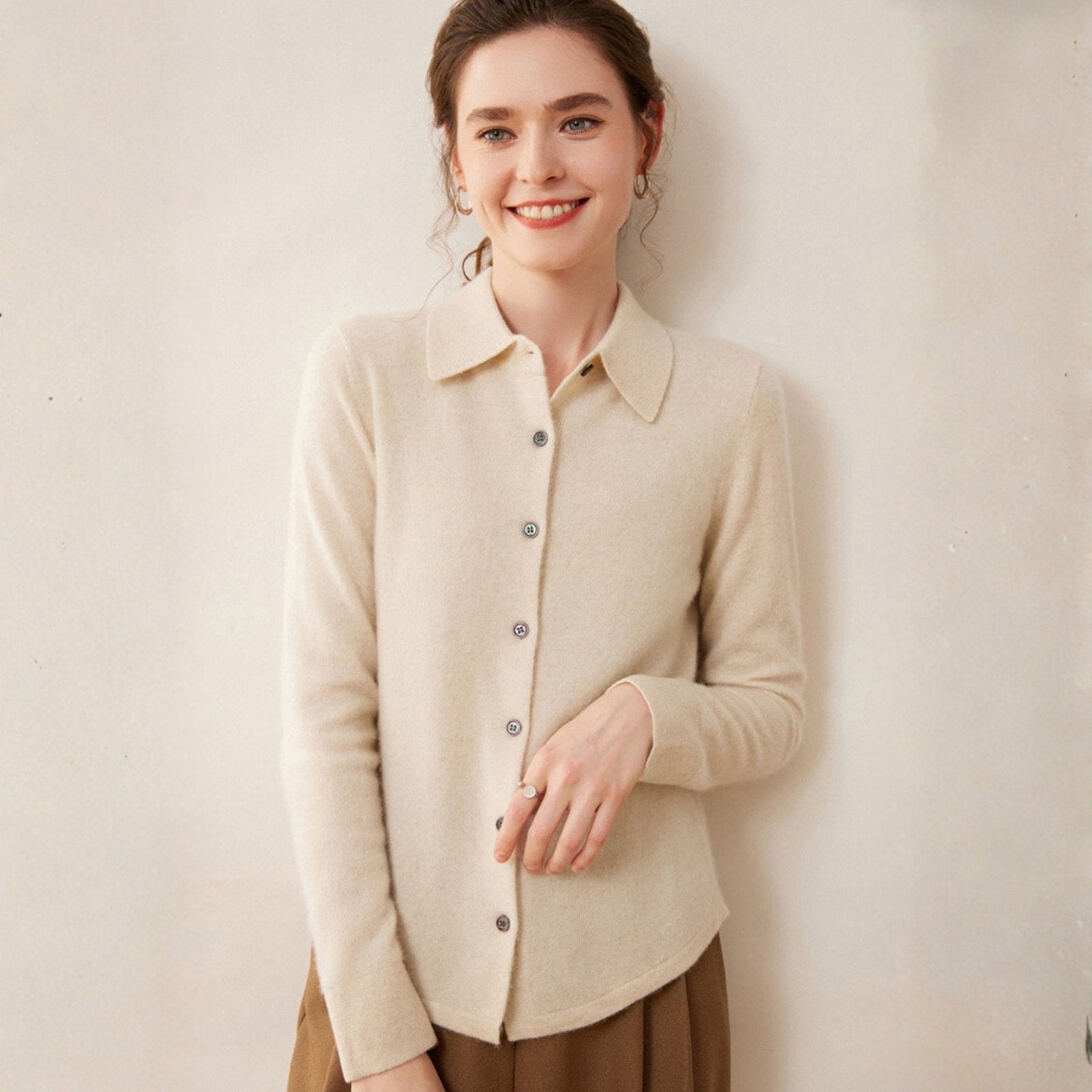 Embercliff – Cashmere Wool Cardigan - Hilltop Nord