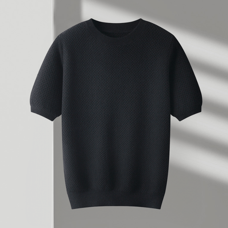 Crestwood - Wool Textured Knit Tee - Hilltop Nord