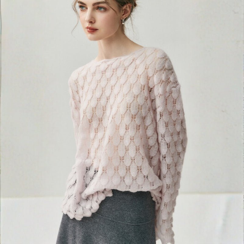 Scaleweave – Cashmere Wool Sweater - Hilltop Nord