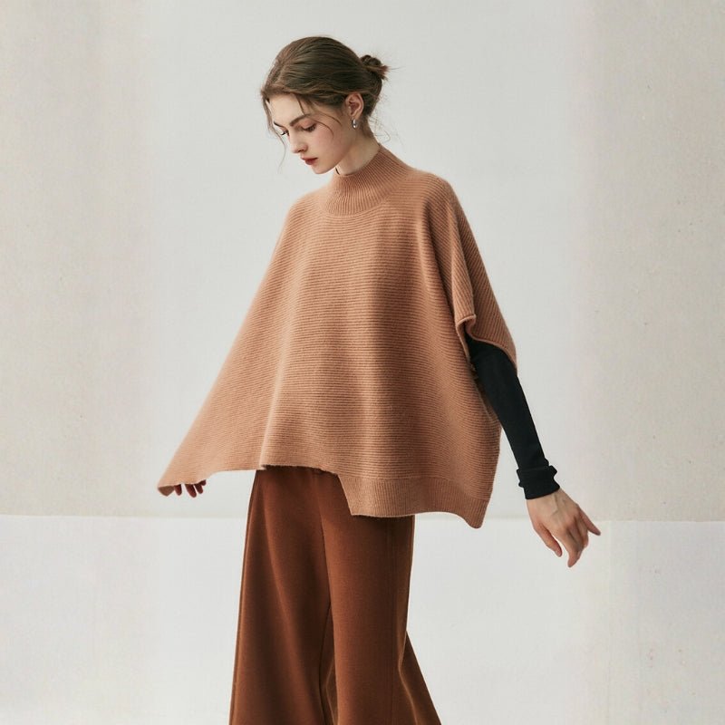 Havenveil – Cashmere Wool Poncho - Hilltop Nord