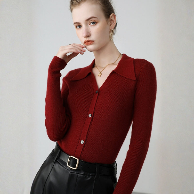 Seraphina – Cashmere Wool Cardigan