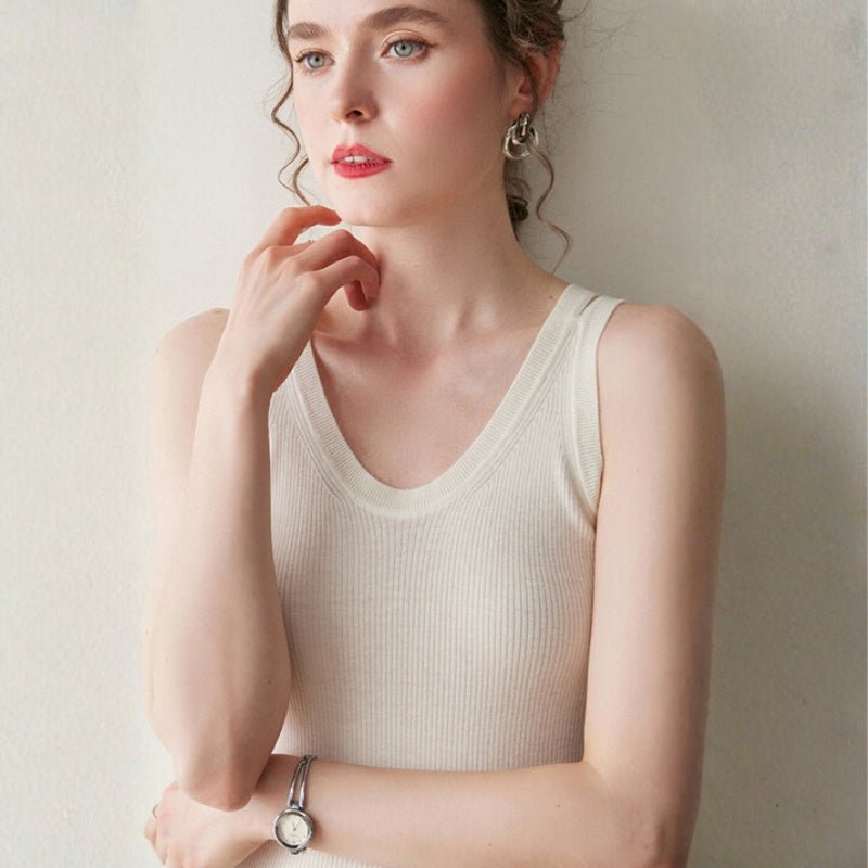 Terrathread – Cashmere Wool Tank Top - Hilltop Nord