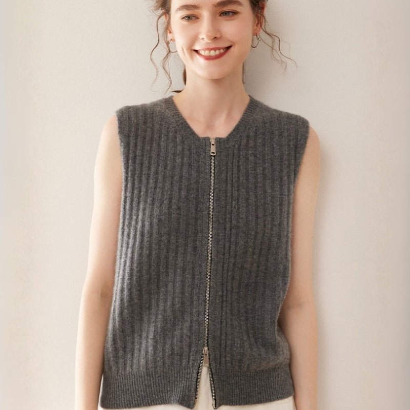 Valehaven – Cashmere Wool Vest - Hilltop Nord