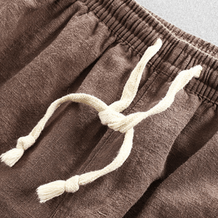 Rivo – Ramie Cropped Pants - Hilltop Nord