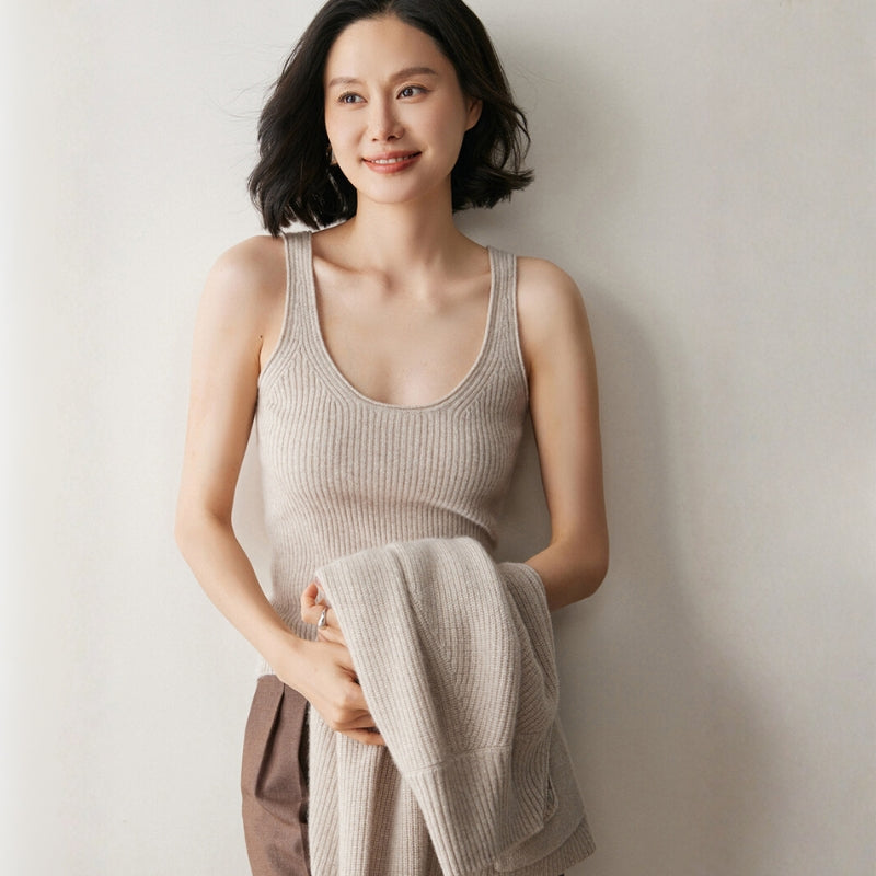 Fiona – Cashmere Wool Tank Top