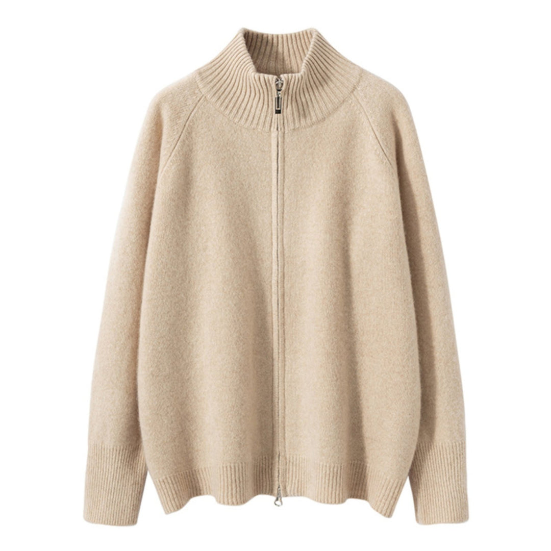 Crestflow – Cashmere Wool Zip Cardigan - Hilltop Nord