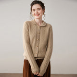 Wavecrest – Cashmere Wool Cardigan - Hilltop Nord