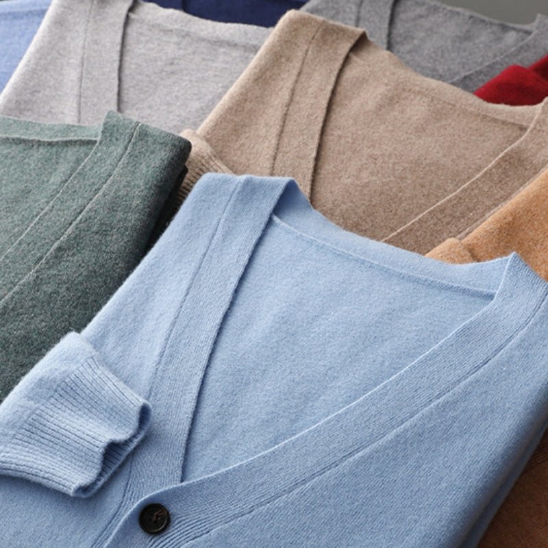 Daven – Wool Button - Up Cardigan - Hilltop Nord