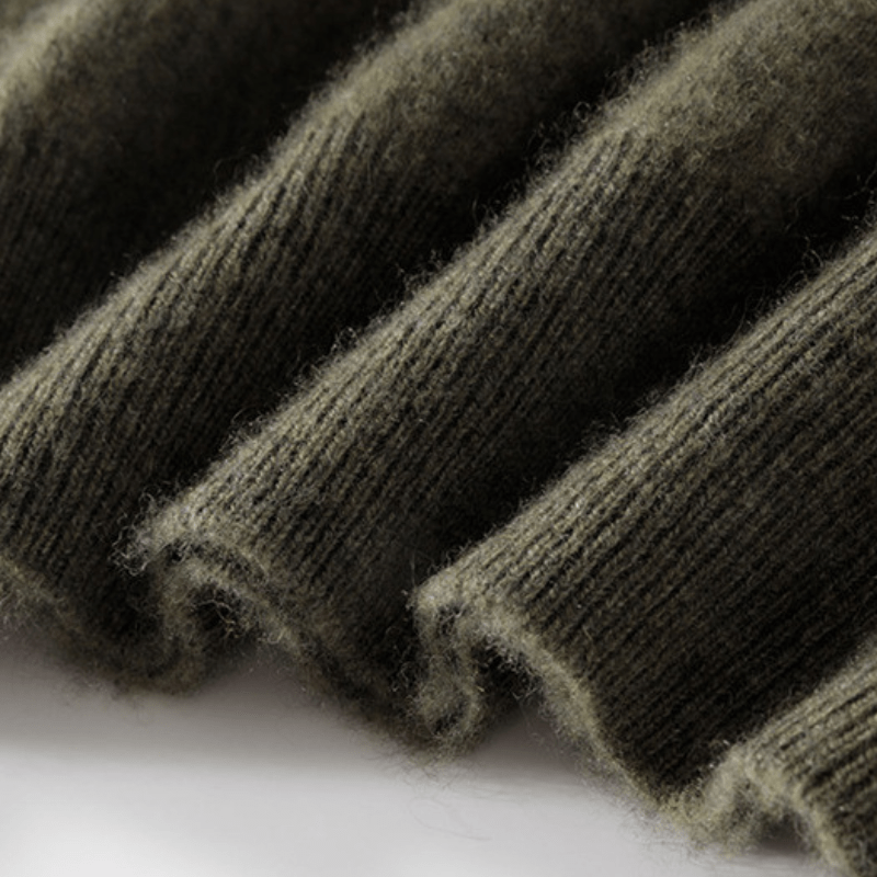 Rowan – Cashmere Wool Mock Neck Sweater - Hilltop Nord