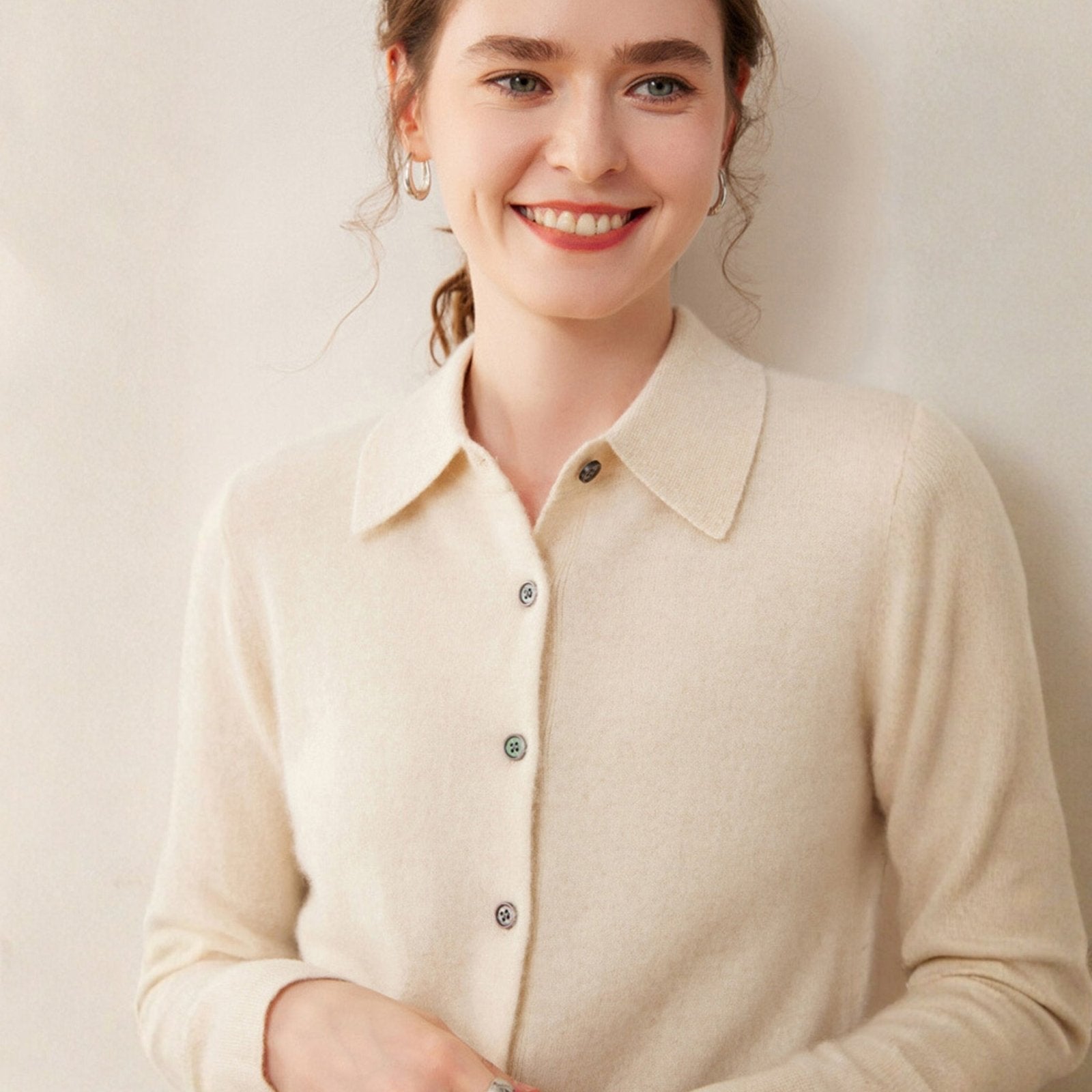 Embercliff – Cashmere Wool Cardigan - Hilltop Nord