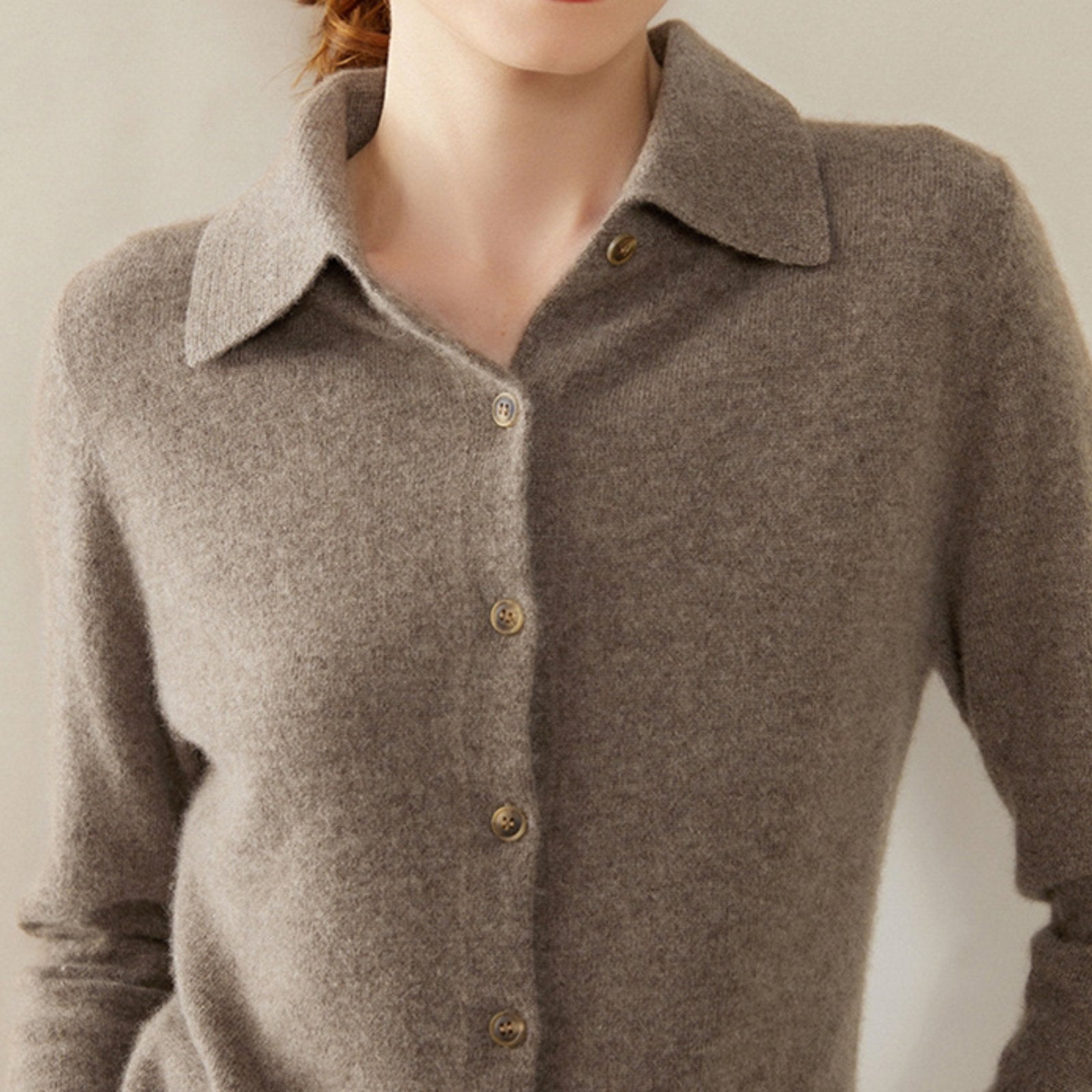 Loomstead – Cashmere Wool Cardigan - Hilltop Nord