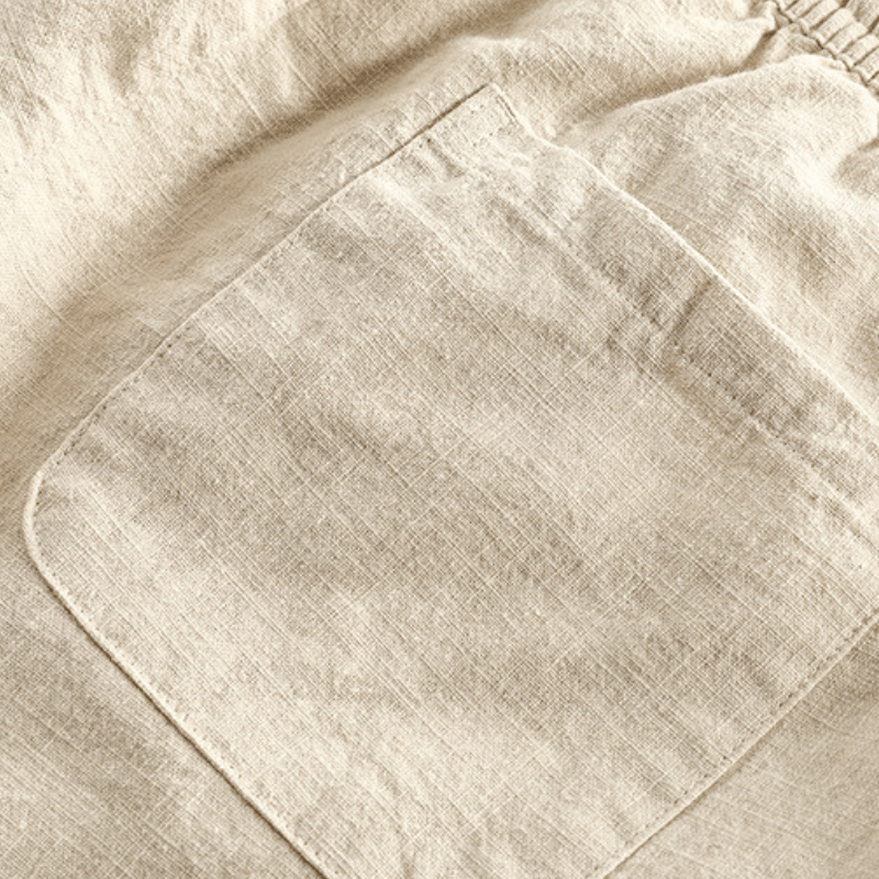 Rivo – Ramie Cropped Pants - Hilltop Nord