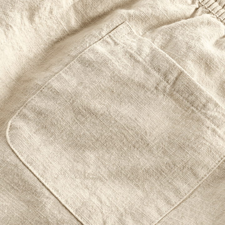 Rivo – Ramie Cropped Pants - Hilltop Nord