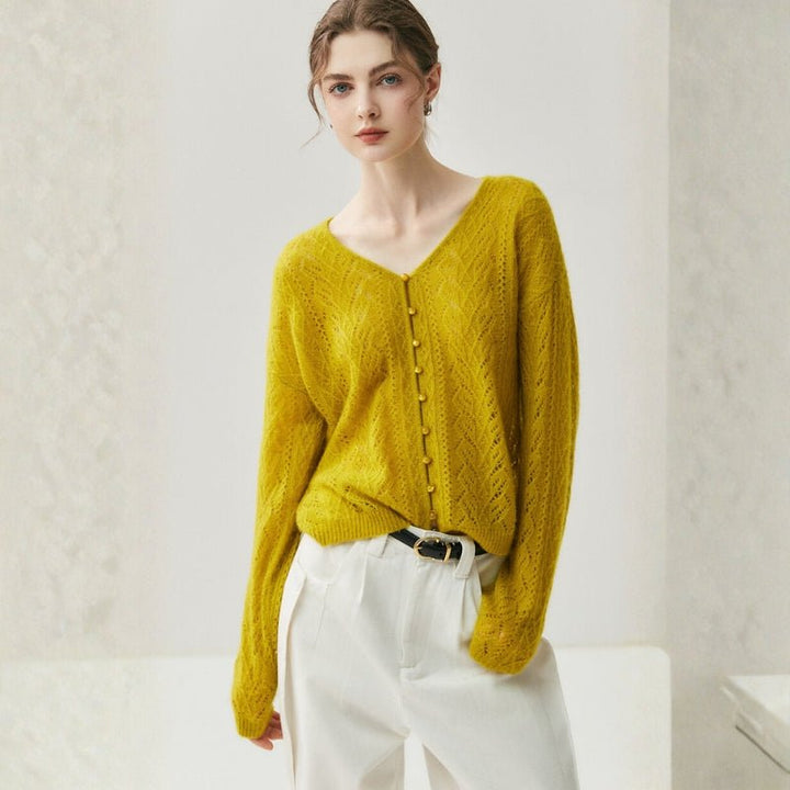 Fernridge – Cashmere Wool Cardigan - Hilltop Nord