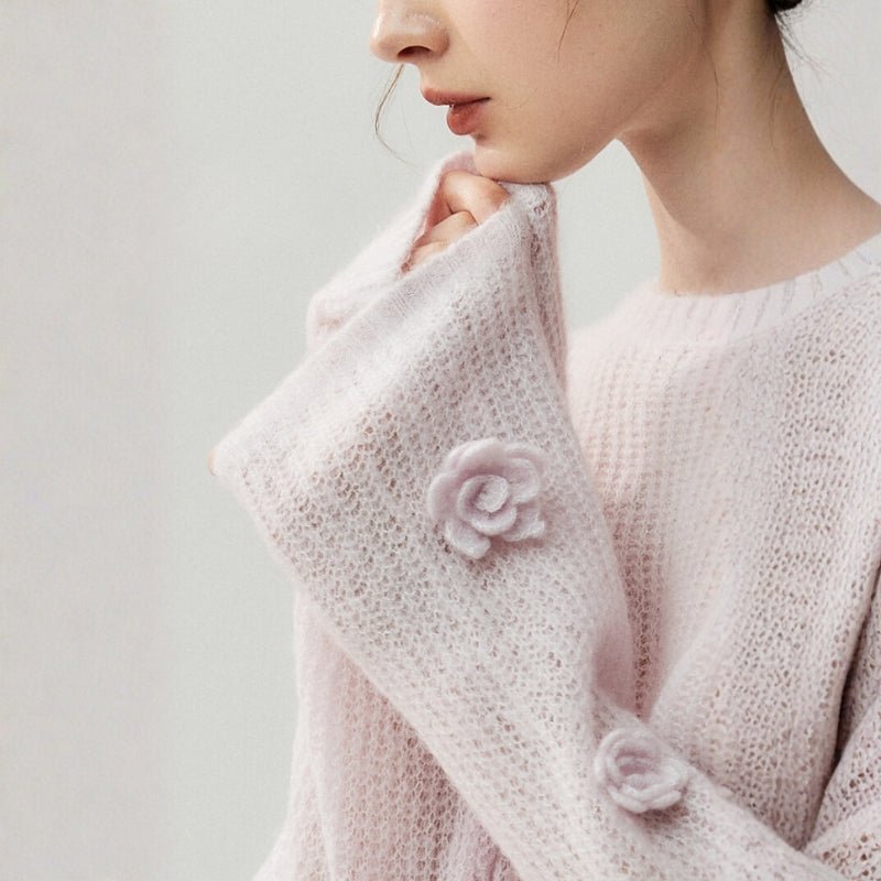 Frostpetal – Cashmere Wool Sweater - Hilltop Nord