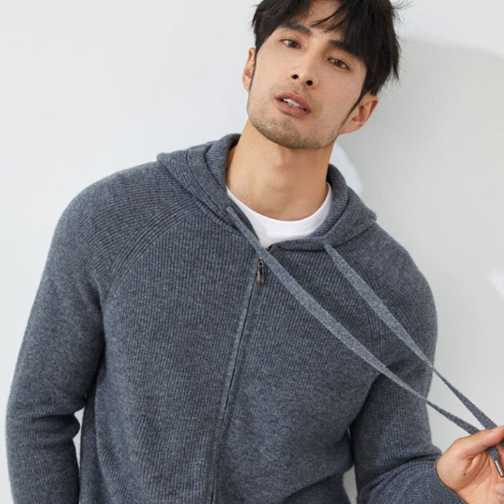 Bluecliff – Cashmere Wool Hoodie - Hilltop Nord