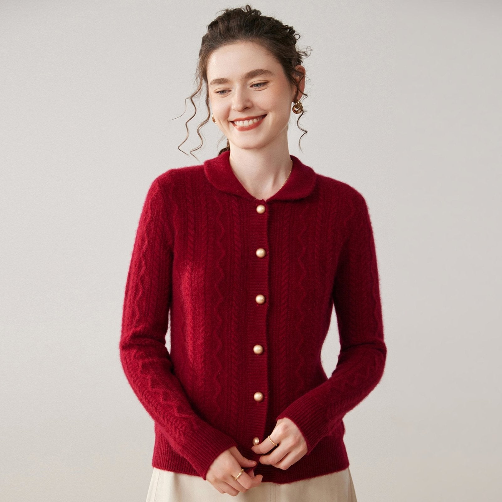 Wavecrest – Cashmere Wool Cardigan - Hilltop Nord