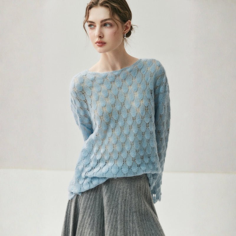 Scaleweave – Cashmere Wool Sweater - Hilltop Nord