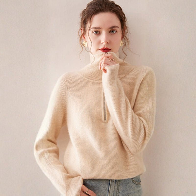 Windrift – Wool Half - Zip Sweater - Hilltop Nord