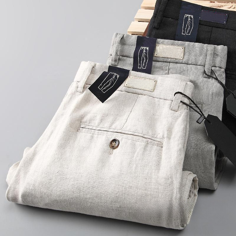 Brayden – Tapered Linen Pants