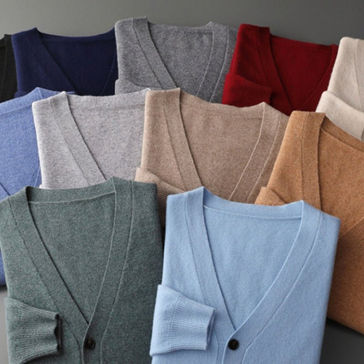 Daven – Wool Button - Up Cardigan - Hilltop Nord