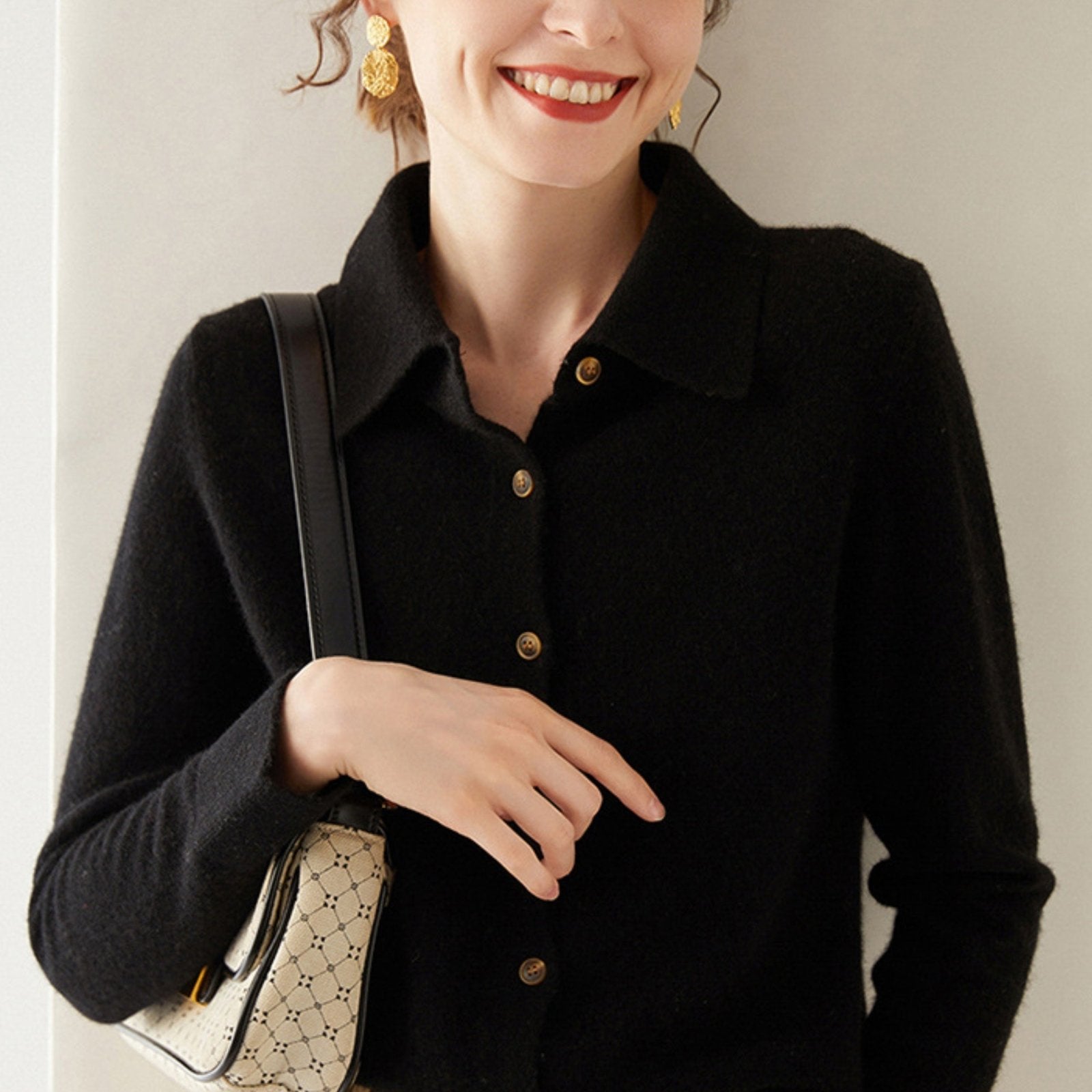 Loomstead – Cashmere Wool Cardigan - Hilltop Nord