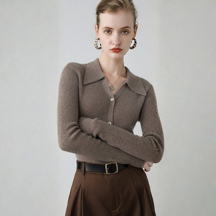 Seraphina – Cashmere Wool Cardigan - Hilltop Nord