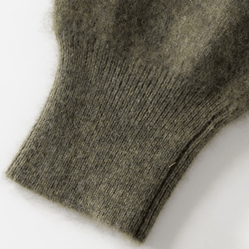 Rowan – Cashmere Wool Mock Neck Sweater - Hilltop Nord