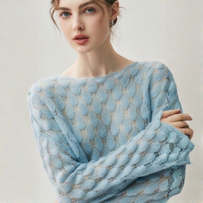 Scaleweave – Cashmere Wool Sweater - Hilltop Nord