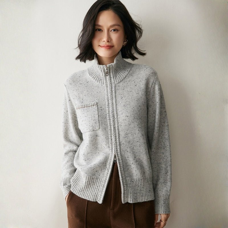 Wovengale – Cashmere Wool Cardigan - Hilltop Nord