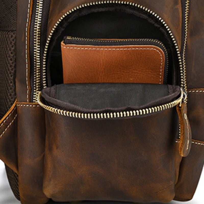 Overland – Leather Backpack - Hilltop Nord