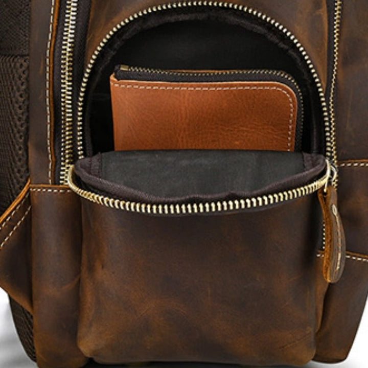 Overland – Leather Backpack - Hilltop Nord