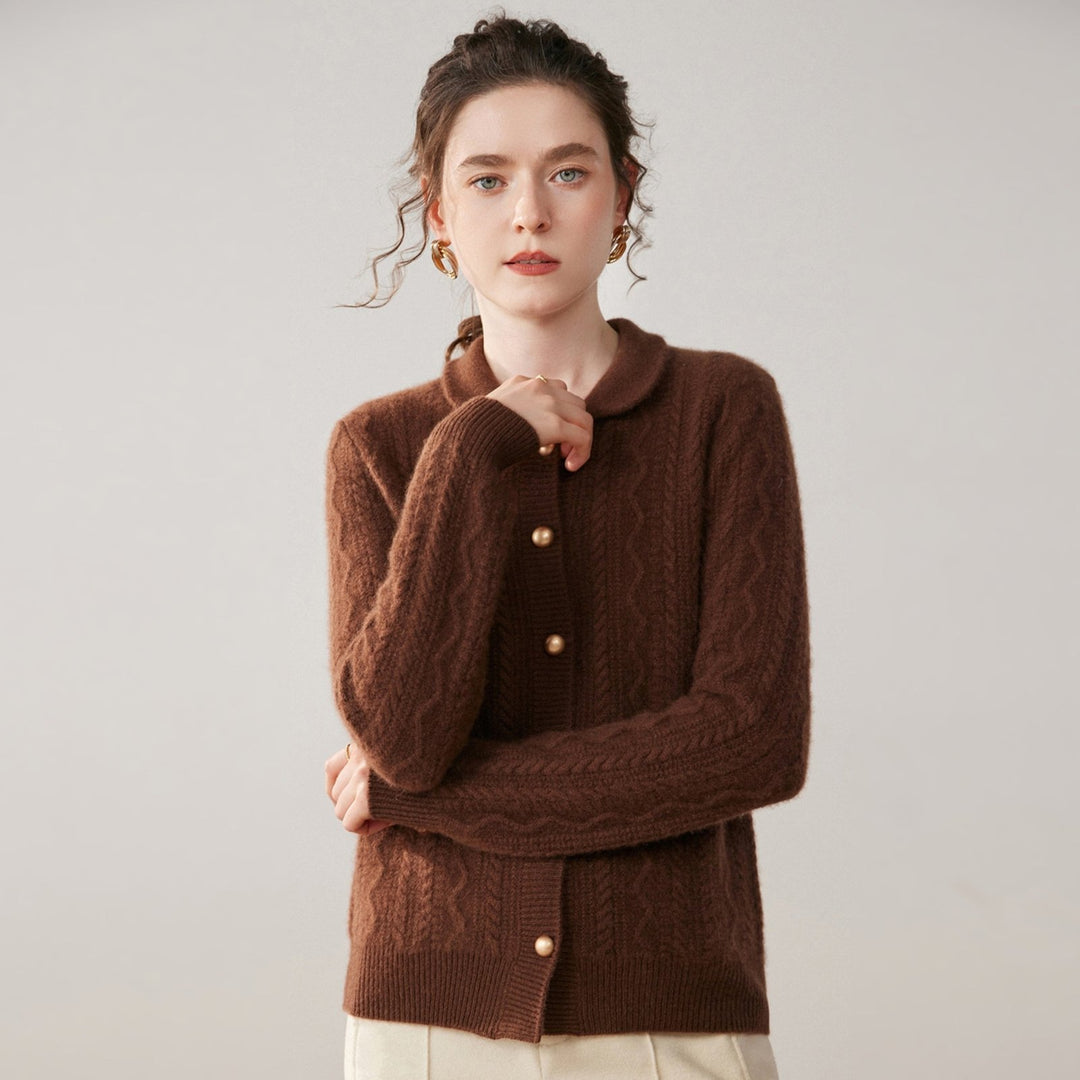 Wavecrest – Cashmere Wool Cardigan - Hilltop Nord