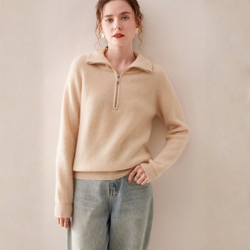 Windrift – Wool Half - Zip Sweater - Hilltop Nord