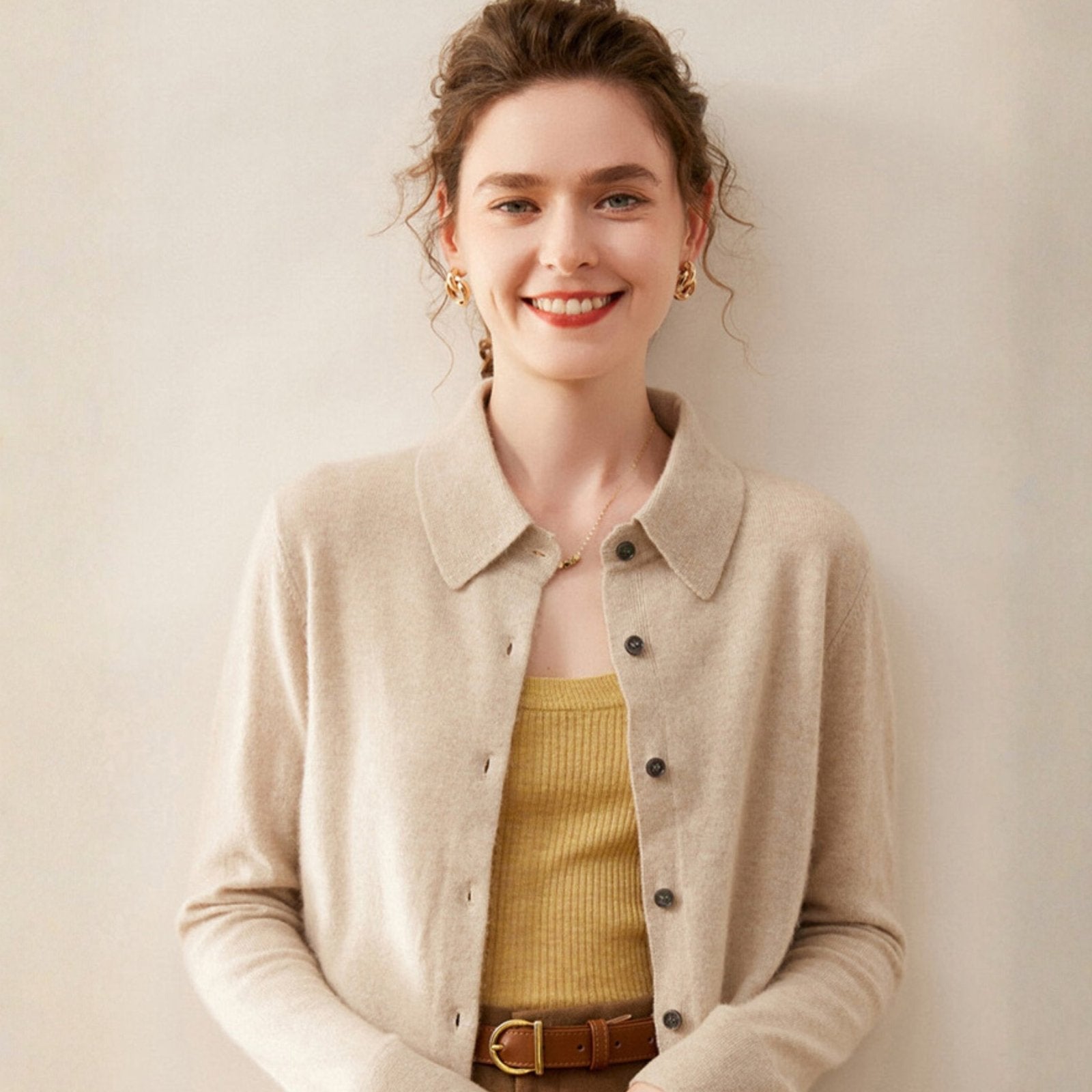 Embercliff – Cashmere Wool Cardigan - Hilltop Nord